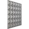 Ekena Millwork 19 5/8in. W x 19 5/8in. H Damon EnduraWall Decorative 3D Wall Panel Covers 2.67 Sq. Ft. WP20X20DACST - alternate 5